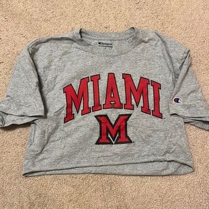 Miami of ohio crop top